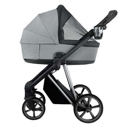 ROAN Коляска 2 в1 Sol Luxury короб + прогулка Blue Tea/Blue Tea/руч.Grey/к.Grey (2 места)