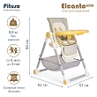 PITUSO Стул для кормления ELCANTO DELUX Grey/серый ECO-кожа 