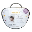 ФАБРИКА ОБЛАКОВ Подушка детская Мишка съёмный чехол до 1 года Молочный
