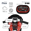 **PITUSO Электромотоцикл 5188, 6V/4Ah*2, возд.колеса, 92*53*62см, Red-black / Красно-черный