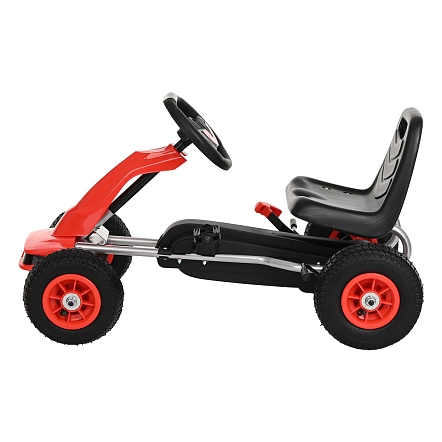 **PITUSO Педальный картинг F638-1 (88*51*48см), надувные колеса,  Красный/Red