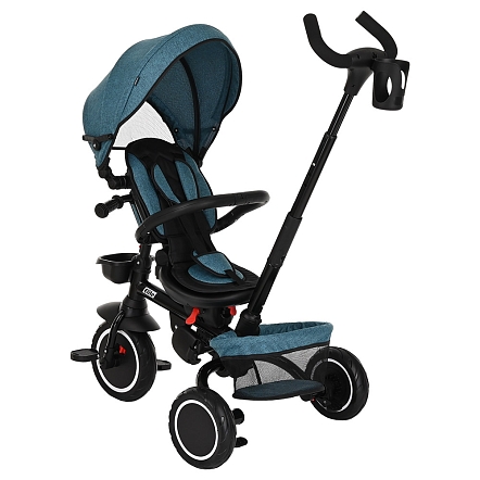 PITUSO Велосипед трехколесный Elite Plus Teal  Blue/Сине-зеленый, 10"/8"
