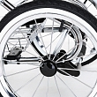 ROAN Коляска 1 в1 Bass Next Classic короб Black/Chrome/d14/руч.Коричневый (2места)