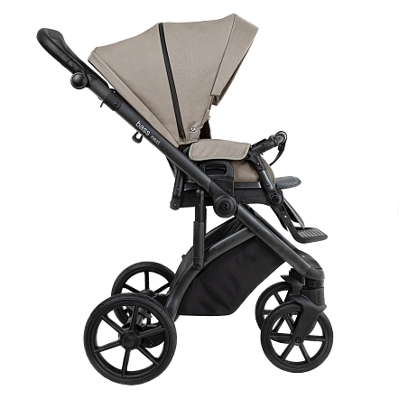 ROAN Коляска 2 в1 Bass Next   короб + прогулка Hazel/Black/руч.Black(2 места)
