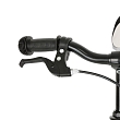 **PITUSO Беговел Pulsar, колеса AIR 14", тормоз, подножка,Black matt/Черный матовый 