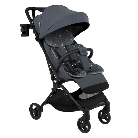 PITUSO коляска детская PERA (прогулочная)Graphite/рама carbon/PU(блок колес)