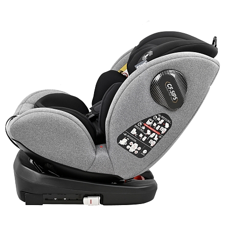 Pituso Удерживающее устройство для детей 0-36 кг Roys, Dark grey+black Inlay/Темно-серый+черн вклад