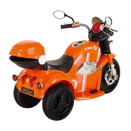 PITUSO Электро-Мотоцикл MD-1188, 6V/4Ah*1, колеса пластик  90х43х54 см, Orange / Оранжевый