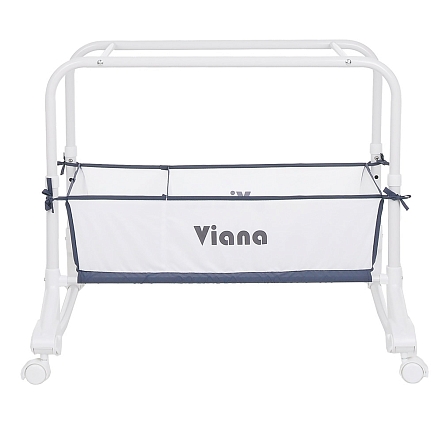 PITUSO Колыбель 3 в 1 Viana на колёсах Stars Grey/серый
