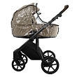 ROAN Коляска 2 в1 Bass Next короб + прогулка Mocha Mousse/Black/руч.Cappuccino(2 места)