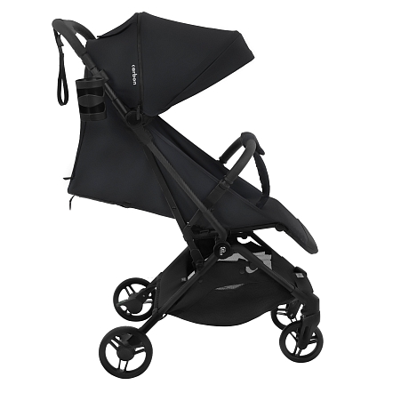 PITUSO коляска детская PERA (прогулочная)Black New/рама carbon/PU(блок колес)