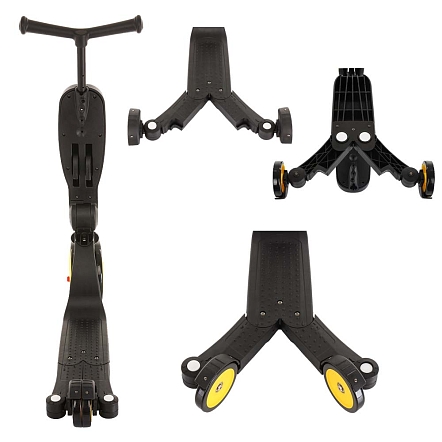 PITUSO Самокат трехколесный HD-200, 5 в 1 Yellow/Желтый