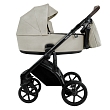 ROAN Коляска 2 в1 Bass Next  короб + прогулка Marzipan/Black/руч.Cappuccino(2 места)