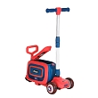 PITUSO Самокат трехколесный HD-8814B, 3в1 Red/Красный (2 места)