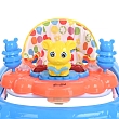 **BAMBOLA Ходунки Медвежонок (7 пласт.колес,игрушки,муз) 6 шт/уп (68*59*56) Blue/Голубой-Оранжевый
