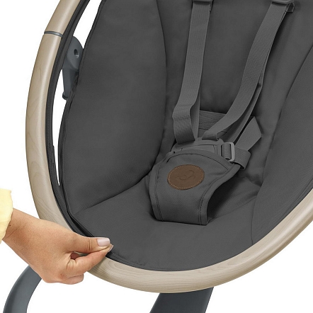 Maxi-Cosi Шезлонг-качалка CASSIA SWG Beyond Graphite ECO/графитовый