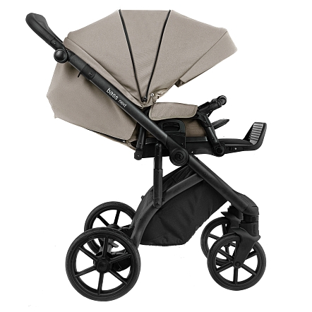 ROAN Коляска 2 в1 Bass Next   короб + прогулка Hazel/Black/руч.Black(2 места)