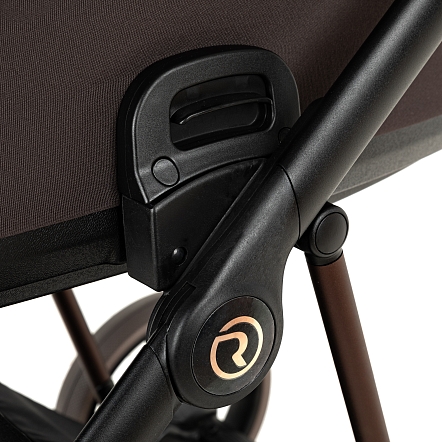 ROAN Коляска 2 в1 Sol Luxury короб + прогулка Turkish Coffe/Bronze/руч.Capp/к.Capp(2 места)