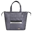PITUSO Коляска 2 в1 Luna Luxury короб+прогулка Кожа/Silver Dark Grey
