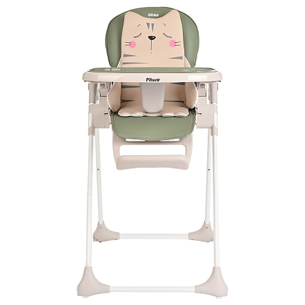 PITUSO Стул для кормления Olimp Dark Green/Темно-зеленый, ECO-кожа,вкладыш