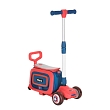 PITUSO Самокат трехколесный HD-8814B, 3в1 Red/Красный (2 места)